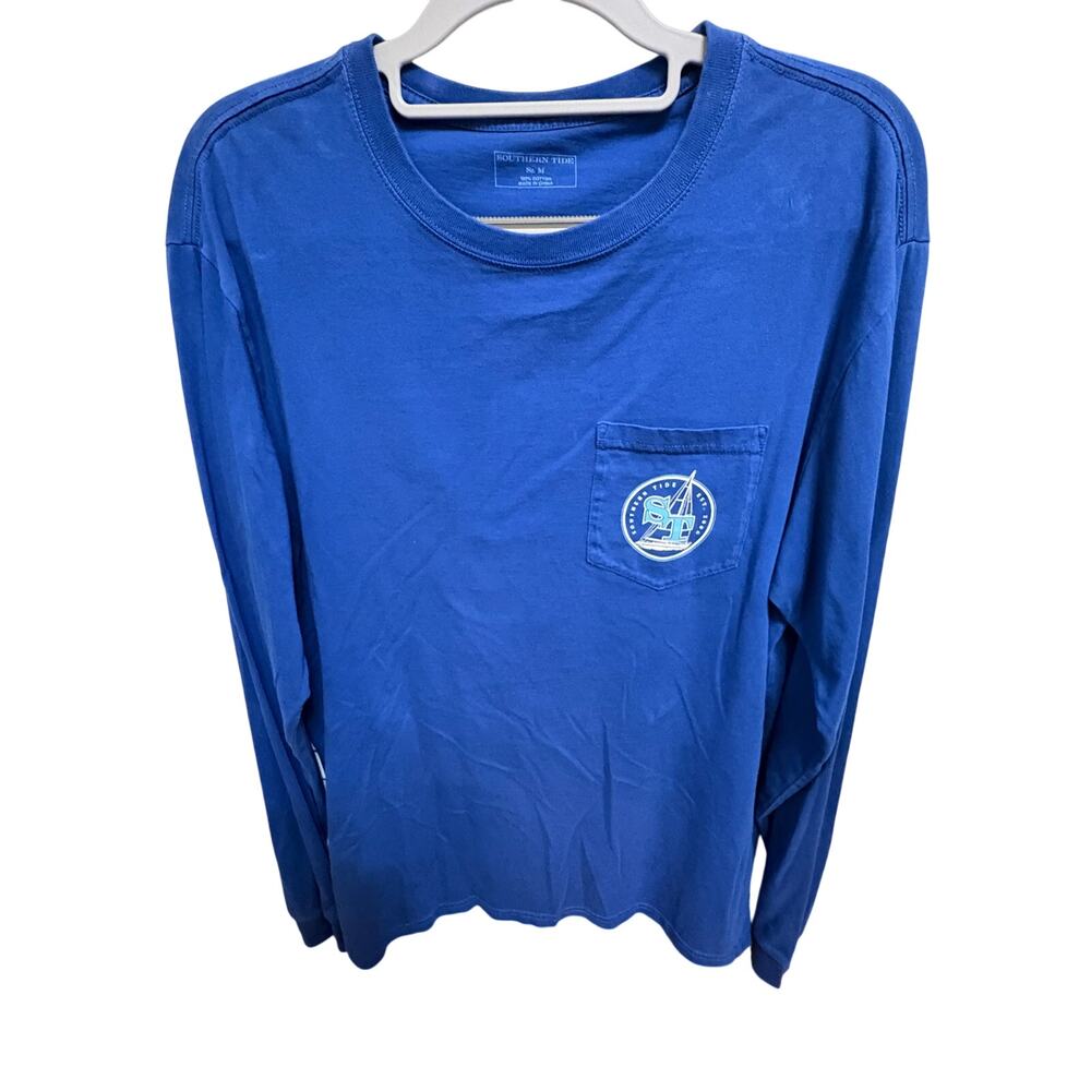 Southern Tide Three Sails Long Sleeve Tee Shirt